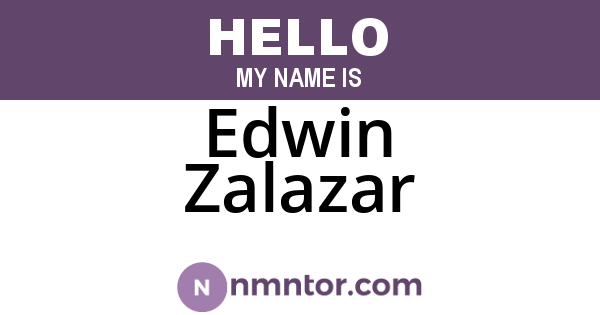 Edwin Zalazar