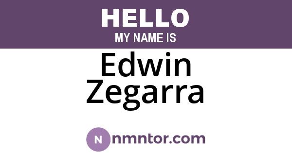 Edwin Zegarra