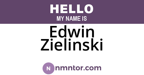 Edwin Zielinski