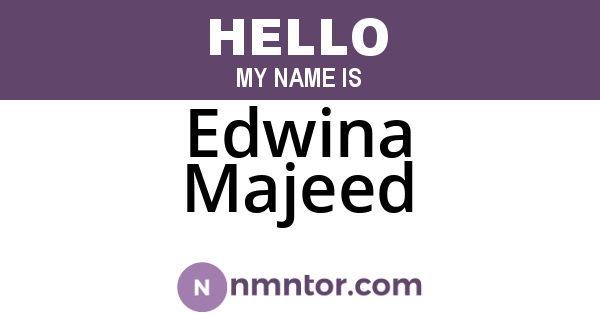 Edwina Majeed