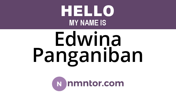Edwina Panganiban
