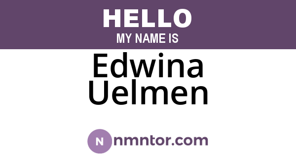 Edwina Uelmen