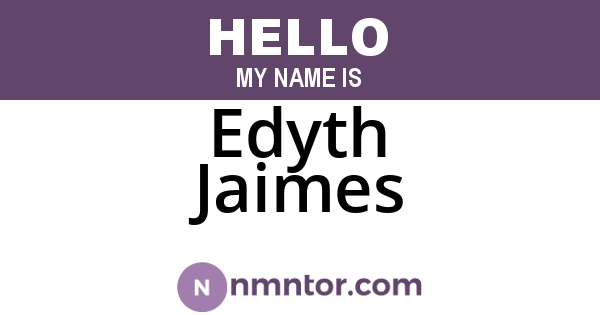 Edyth Jaimes
