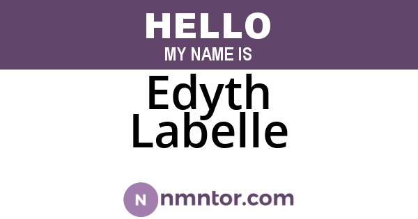 Edyth Labelle