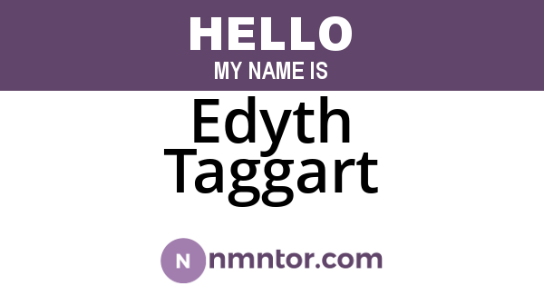 Edyth Taggart