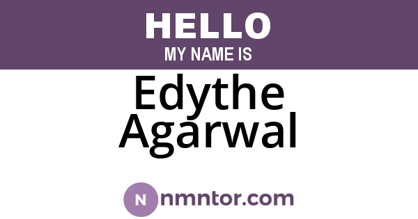 Edythe Agarwal