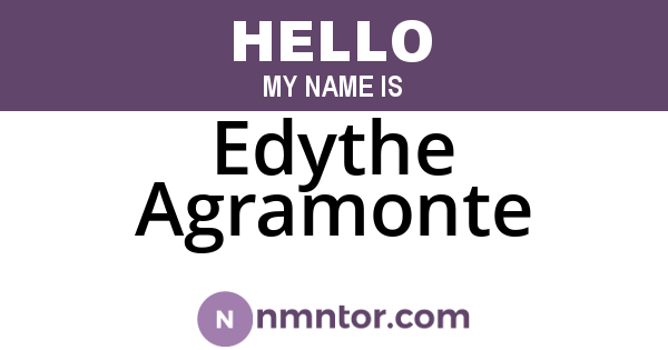Edythe Agramonte