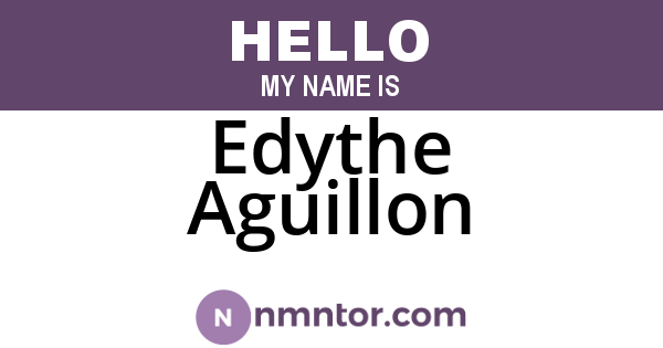 Edythe Aguillon