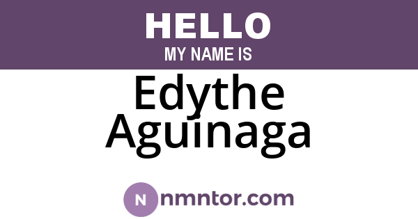 Edythe Aguinaga