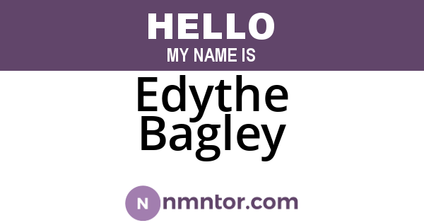 Edythe Bagley