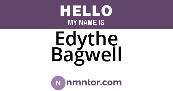 Edythe Bagwell