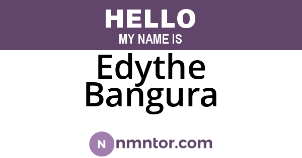 Edythe Bangura