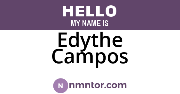 Edythe Campos