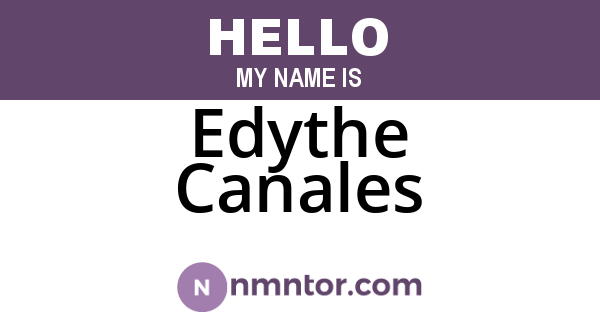 Edythe Canales