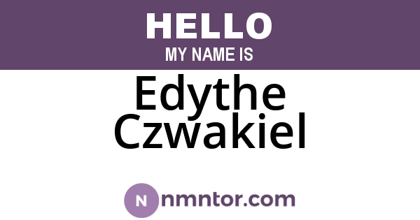 Edythe Czwakiel