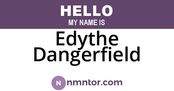 Edythe Dangerfield