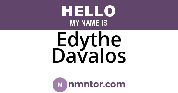 Edythe Davalos