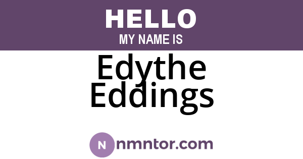 Edythe Eddings