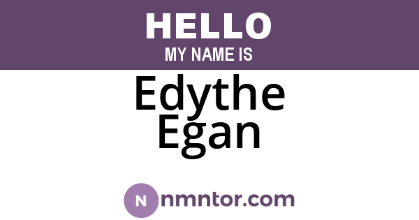 Edythe Egan