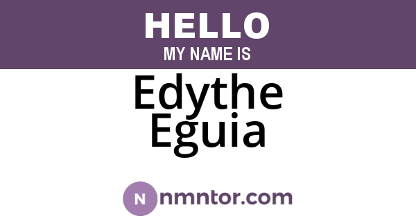 Edythe Eguia