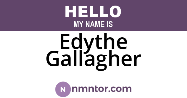 Edythe Gallagher