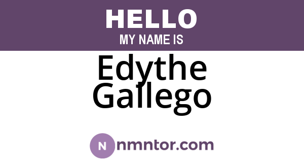 Edythe Gallego