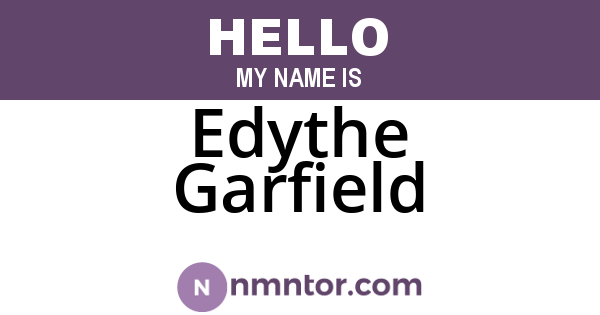 Edythe Garfield