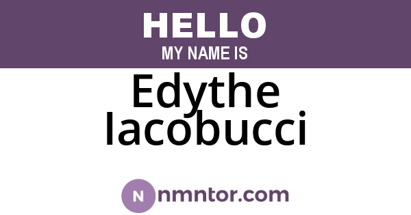 Edythe Iacobucci