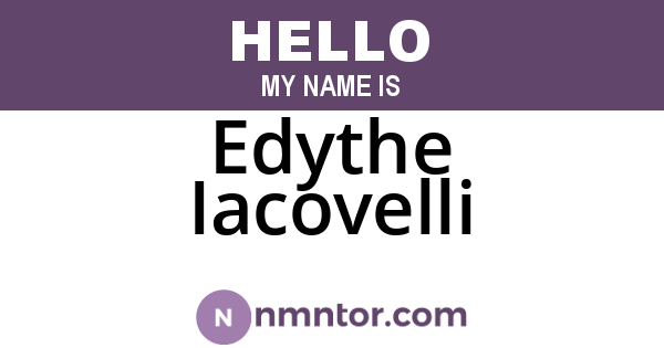 Edythe Iacovelli