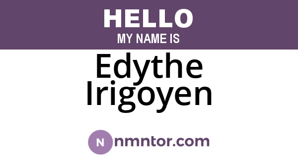 Edythe Irigoyen