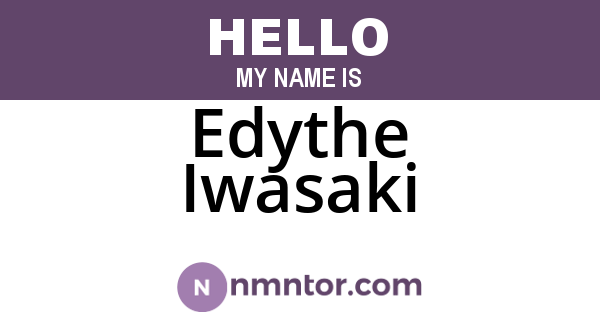 Edythe Iwasaki