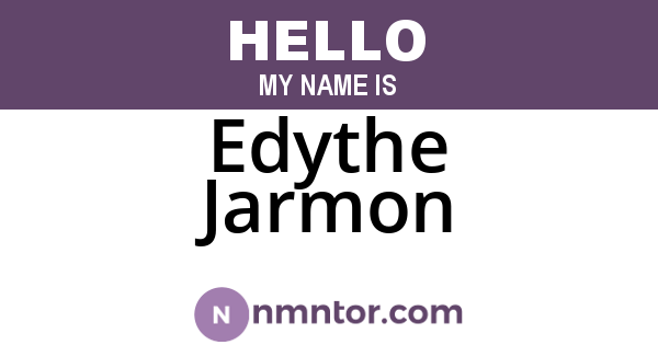 Edythe Jarmon