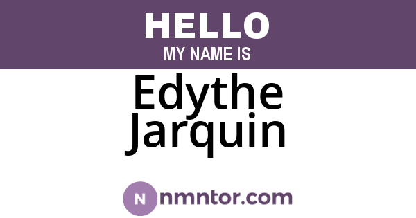 Edythe Jarquin