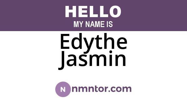 Edythe Jasmin