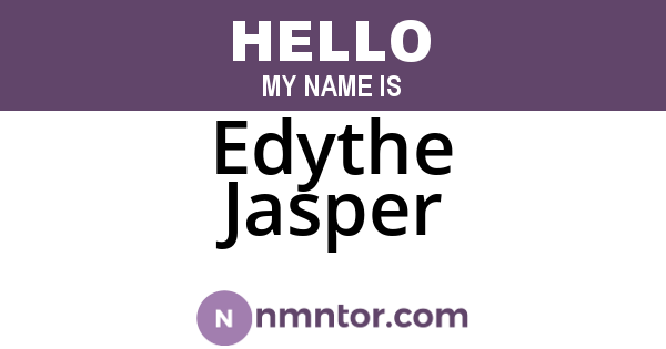 Edythe Jasper