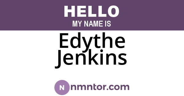 Edythe Jenkins
