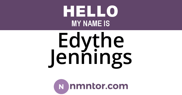 Edythe Jennings