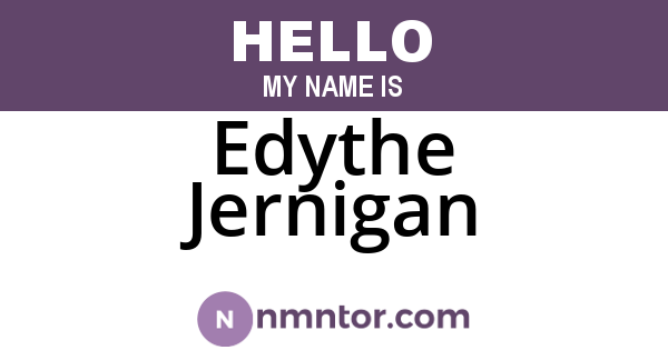 Edythe Jernigan