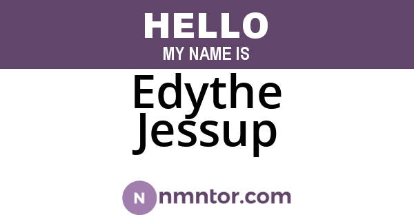Edythe Jessup
