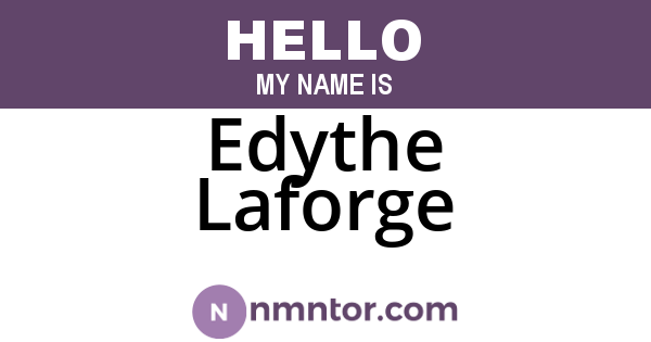 Edythe Laforge