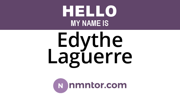 Edythe Laguerre