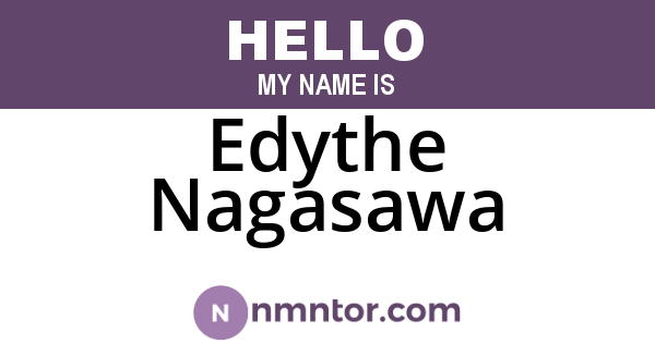 Edythe Nagasawa