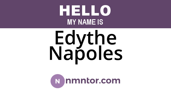 Edythe Napoles