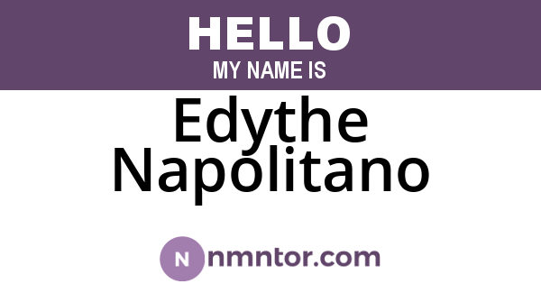 Edythe Napolitano