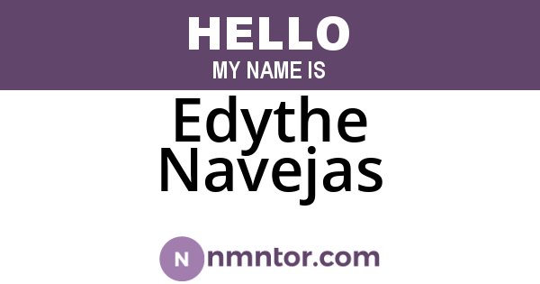 Edythe Navejas