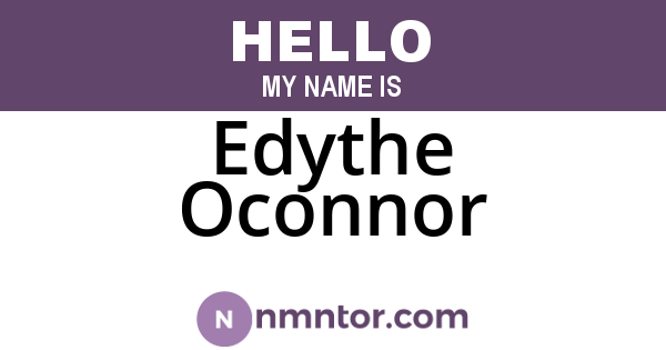 Edythe Oconnor