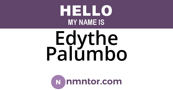 Edythe Palumbo