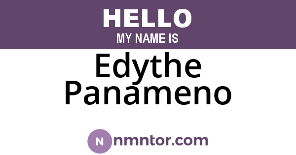 Edythe Panameno