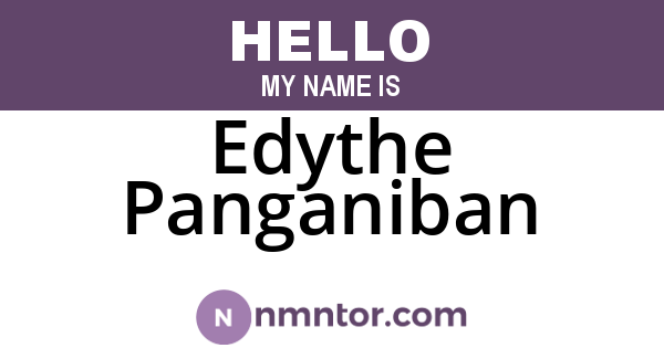 Edythe Panganiban