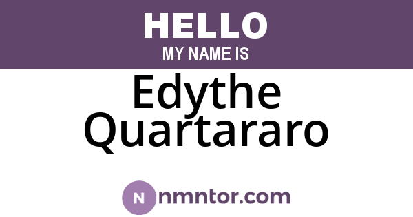 Edythe Quartararo